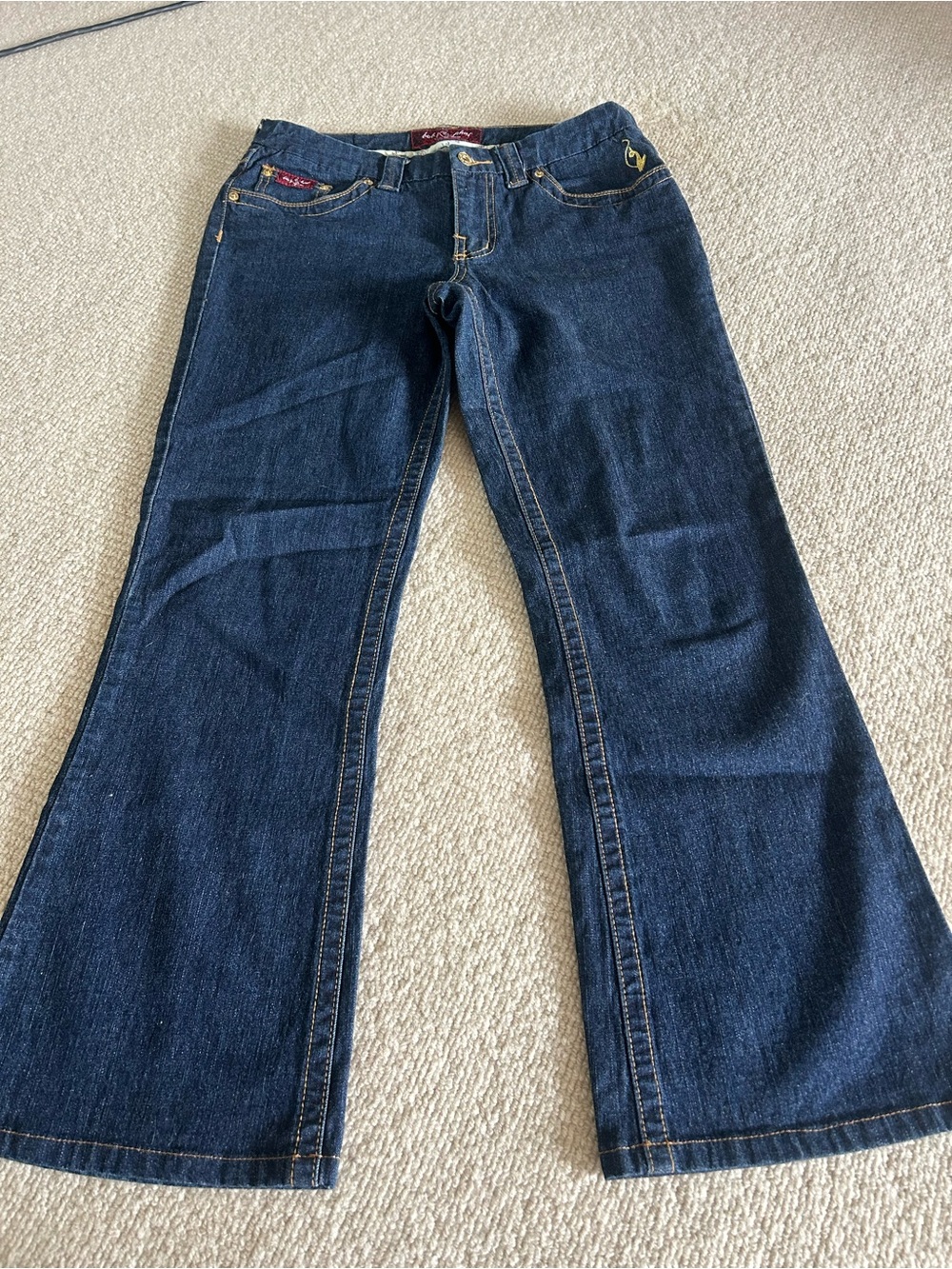 Baby Phat Dark Blue Flare Jeans